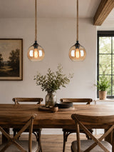 Alina Morrow Glass Pendant Light, detail view 5