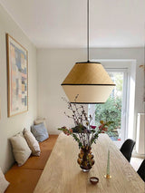 Amara Dawn Fabric Pendant Light, detail view 9