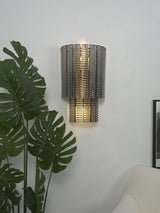 Clara Orbit Glass Wall Light, detail view 2