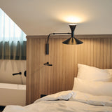 Elian Shade Metal Wall Light, detail view 4