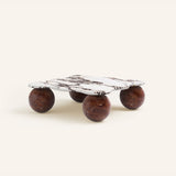 Liora Terra Travertine Decorative Object, detail view 3