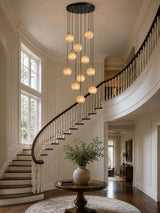 Nella Arc Alabaster Pendant Light, detail view 5