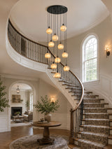 Nella Arc Alabaster Pendant Light, detail view 3