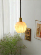 Nella Arc Alabaster Pendant Light, detail view 2