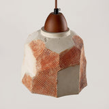 Riven Glow Wood Pendant Light, detail view 4