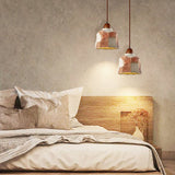 Riven Glow Wood Pendant Light, detail view 5
