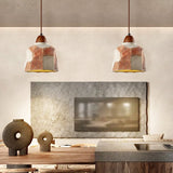 Riven Glow Wood Pendant Light, detail view 6
