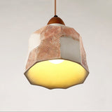 Riven Glow Wood Pendant Light, detail view 9