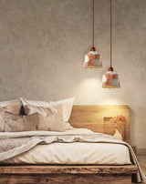Riven Glow Wood Pendant Light, detail view 11