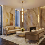 Solen Rain Glass Pendant Light, detail view 4