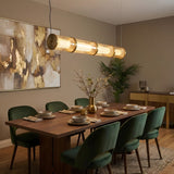 Solen Rain Glass Pendant Light, detail view 8