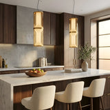 Solen Rain Glass Pendant Light, detail view 2