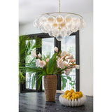 Vela Mist Glass Chandelier, detail view 13