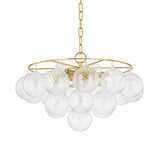 Vela Mist Glass Chandelier, detail view 19