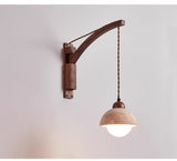 Sable Mist Travertine Wall Light, detail view 12