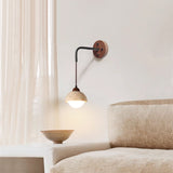 Sable Mist Travertine Wall Light, detail view 8