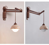 Sable Mist Travertine Wall Light, detail view 10