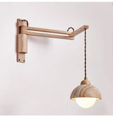 Sable Mist Travertine Wall Light, detail view 11
