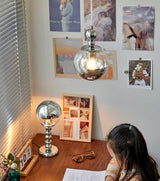 Dalia Winter Glass Pendant Light, detail view 4