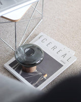Thea Oak Glass Table Lamp, detail view 38