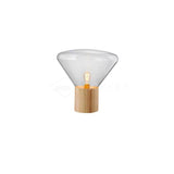 Thea Oak Glass Table Lamp, detail view 47