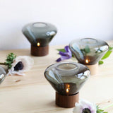 Thea Oak Glass Table Lamp, detail view 30