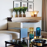 Thea Oak Glass Table Lamp, detail view 60