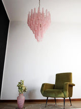 Mira Rain Glass Chandelier, detail view 11