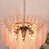 Mira Rain Glass Chandelier, detail view 12