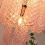 Mira Rain Glass Chandelier, detail view 15