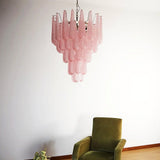 Mira Rain Glass Chandelier, detail view 16