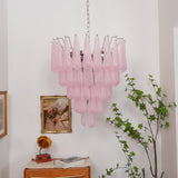 Mira Rain Glass Chandelier, detail view 18