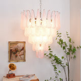 Mira Rain Glass Chandelier, detail view 19