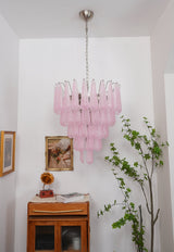 Mira Rain Glass Chandelier, detail view 8