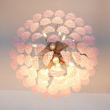 Mira Rain Glass Chandelier, detail view 10