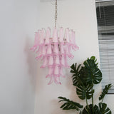 Orin Flint Glass Chandelier, detail view 2