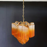 Corin Shade Glass Chandelier, detail view 3