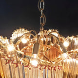 Corin Shade Glass Chandelier, detail view 20