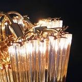 Corin Shade Glass Chandelier, detail view 21