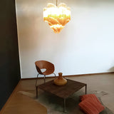Corin Shade Glass Chandelier, detail view 12