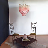 Corin Shade Glass Chandelier, detail view 4