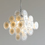 Vela Moss Glass Chandelier, detail view 12
