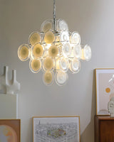 Vela Moss Glass Chandelier, detail view 7