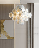 Vela Moss Glass Chandelier, detail view 8