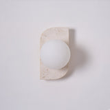 Nella Morrow Travertine Wall Light, detail view 70