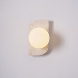 Nella Morrow Travertine Wall Light, detail view 58