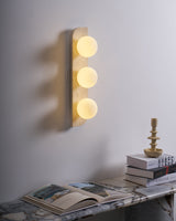 Nella Morrow Travertine Wall Light, detail view 61