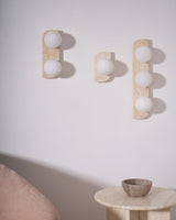 Nella Morrow Travertine Wall Light, detail view 63