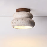 Elara Loft Travertine Ceiling Light, detail view 2