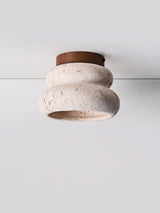 Elara Loft Travertine Ceiling Light, detail view 7